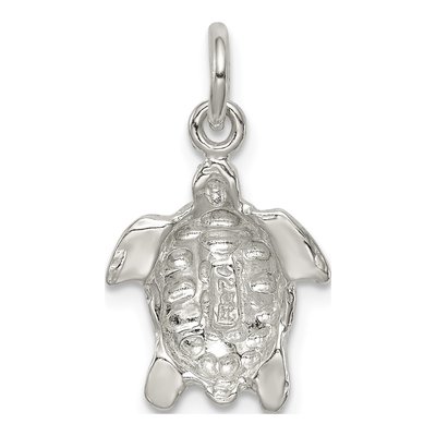Sterling Silver Turtle Pendant – view 5