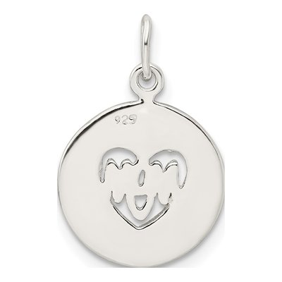Sterling Silver Enamel MOM Pendant – view 4