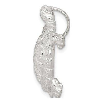 Sterling Silver Turtle Pendant – view 3