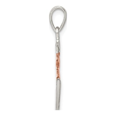 Rose Gold-Plated Sterling Silver 'sister Friend' Enamel Pendant – view 3