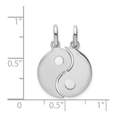 Sterling Silver Yin Yang Break Apart Set Pendant – view 5