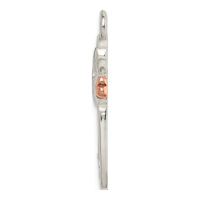 Sterling Silver Angel Pendant – view 3