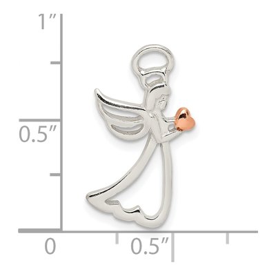 Sterling Silver Angel Pendant – view 5