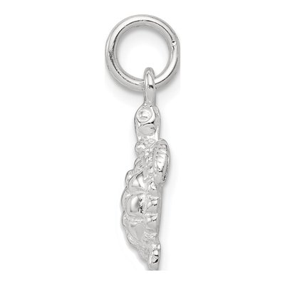 Sterling Silver Turtle Pendant – view 3