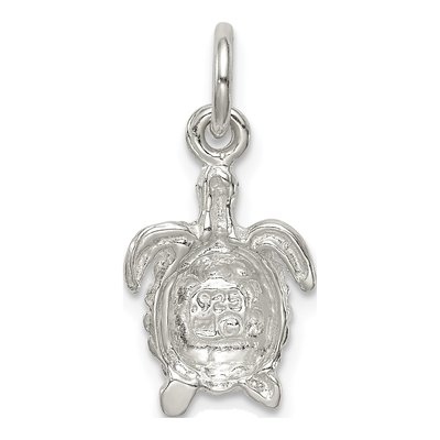 Sterling Silver Turtle Pendant – view 5