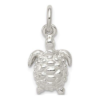 Sterling Silver Turtle Pendant