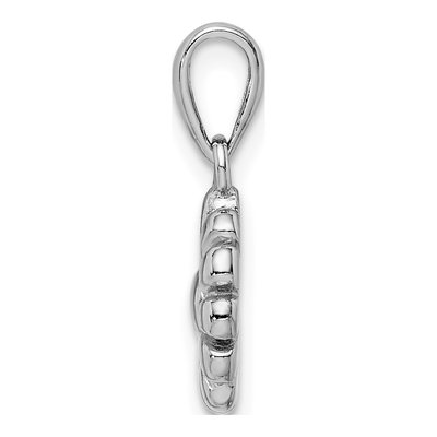 Sterling Silver Flower Pendant – view 3