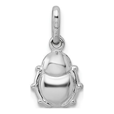 Sterling Silver Ladybug Pendant – view 4