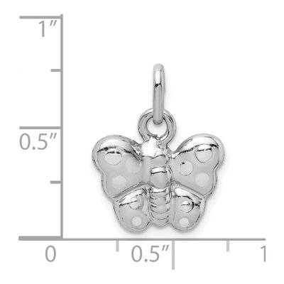 Sterling Silver Butterfly Pendant – view 5