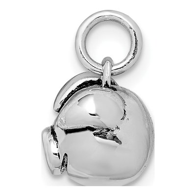 Sterling Silver Antiqued Pig Head Pendant – view 3