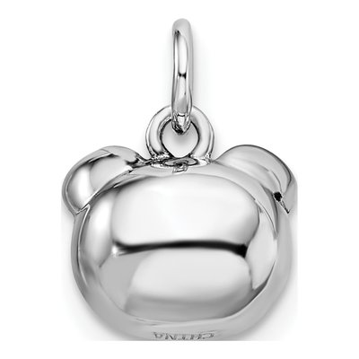 Sterling Silver Antiqued Pig Head Pendant – view 4
