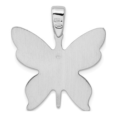 Sterling Silver Butterfly Pendant – view 4
