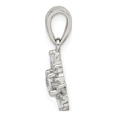 Sterling Silver CZ Fancy Pendant – view 3