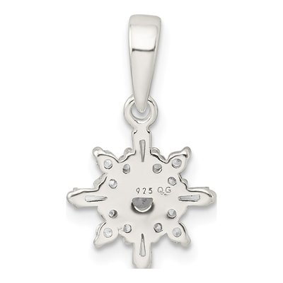 Sterling Silver CZ Fancy Pendant – view 4