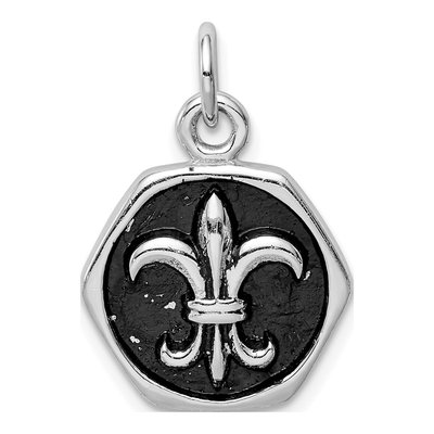 Sterling Silver Fleur de Lis Pendant