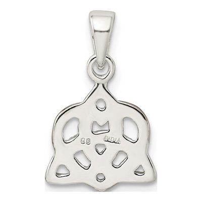 Sterling Silver Trinity Knot Heart Pendant – view 4