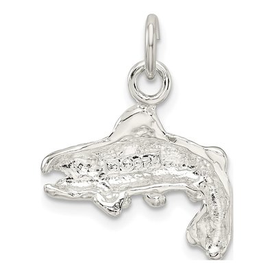Sterling Silver Fish Pendant – view 5