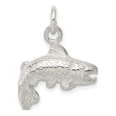 Sterling Silver Fish Pendant