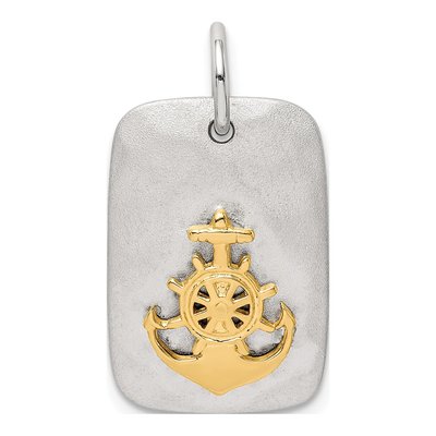 Sterling Silver Anchor Pendant