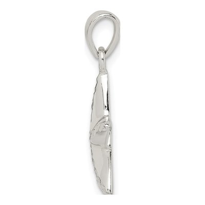 Sterling Silver Diamond-Cut Star Fish Pendant – view 3