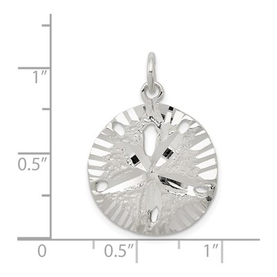 Sterling Silver Sand Dollar Pendant – view 4