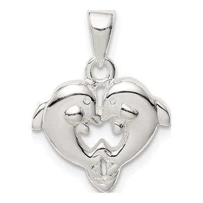 Sterling Silver Dolphin Pendant