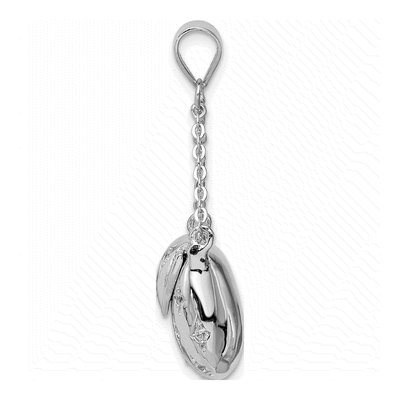 Sterling Silver CZ Handbag Pendant – view 3