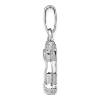 Sterling Silver Cat Pendant – view 3