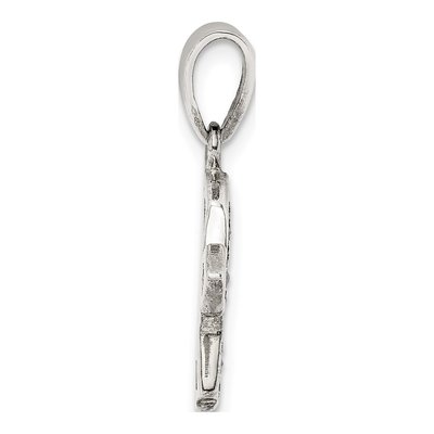 Sterling Silver Marcasite Elephant Pendant – view 3