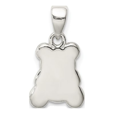Sterling Silver Enamel Panda for Kids Pendant – view 4