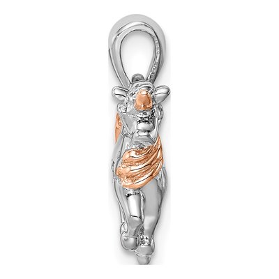 Sterling Silver 3D Unicorn Pendant – view 3