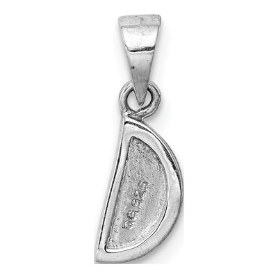Sterling Silver Girls' Enamel Watermelon Pendant – view 4