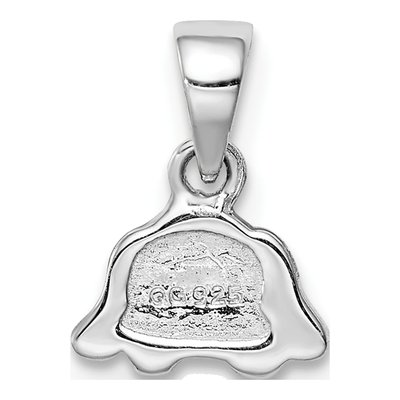 Sterling Silver Enameled Puppy for Kids Pendant – view 4