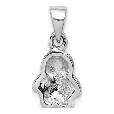 Sterling Silver Enamel Penguin for Girls Pendant – view 4