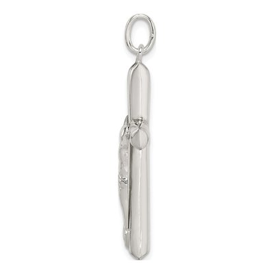 Sterling Silver Crucifix Pendant – view 3