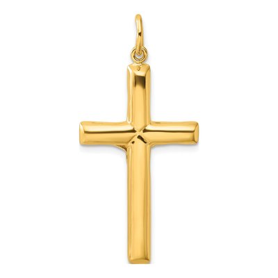 Gold-Plated Sterling Silver Crucifix Cross Pendant – view 4