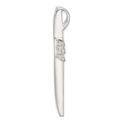 Sterling Silver Cross Slide Pendant – view 3