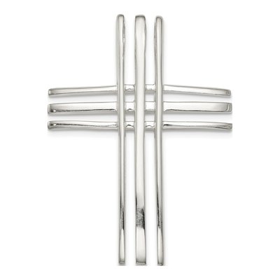 Sterling Silver Cross Slide Pendant