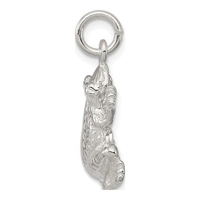 Sterling Silver Frog Pendant – view 3