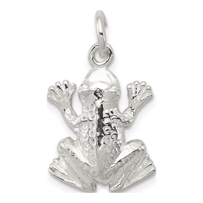 Sterling Silver Frog Pendant