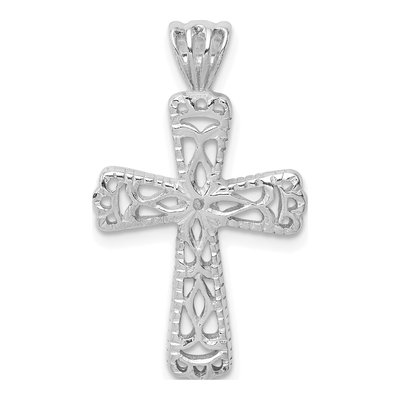 Sterling Silver Filigree Cross Pendant
