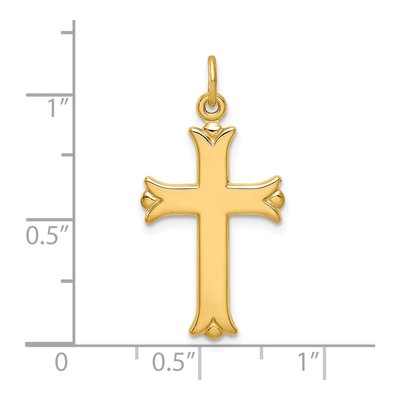 Gold-Plated Sterling Silver Cross Pendant – view 5