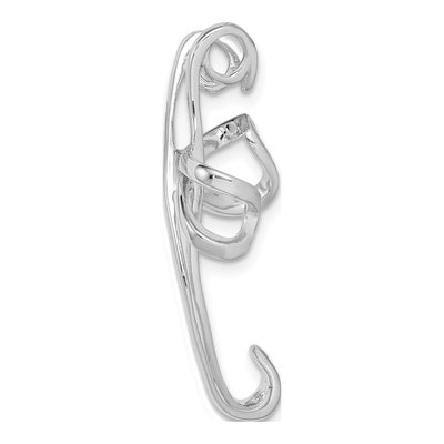 Sterling Silver Cross Slide Pendant – view 3