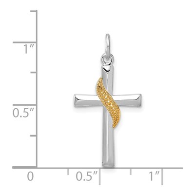Sterling Silver Cross Pendant – view 5