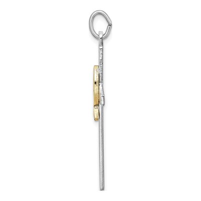 Gold-Plated Sterling Silver Cross Pendant – view 3