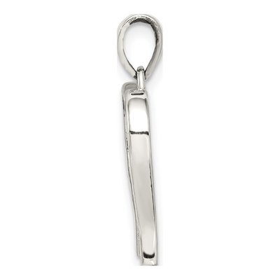 Sterling Silver Antiqued Wing Pendant – view 3