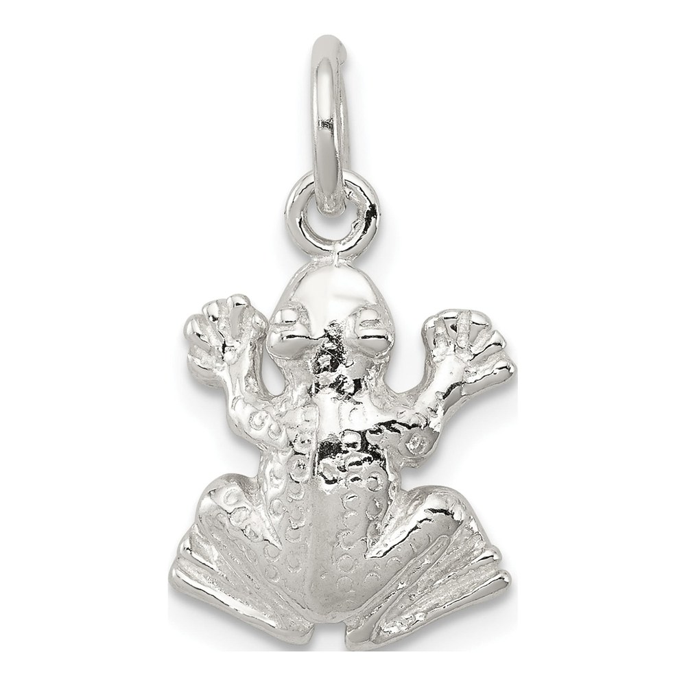 Sterling Silver Frog Pendant