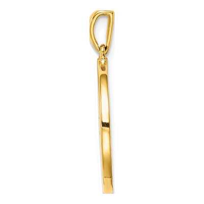 Gold-Plated Sterling Silver CZ Aries Zodiac Pendant – view 2