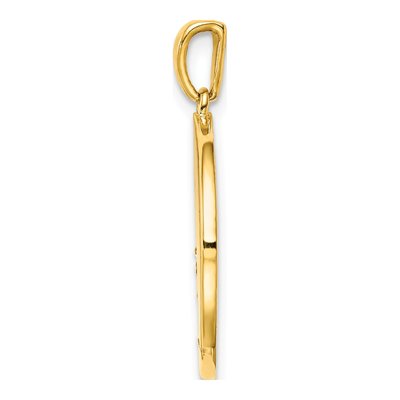 Gold-Plated Sterling Silver CZ Taurus Zodiac Pendant – view 2