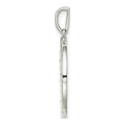 Sterling Silver CZ Gemini Zodiac Pendant – view 2